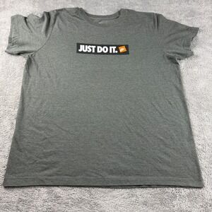 Vintage Nike "Just Do It" T-Shirt Mens XL Gray Short Sleeve